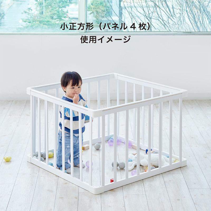 カトージ（KATOJI） 木製ベビーサークル セーフティカバー付 パネル8枚
