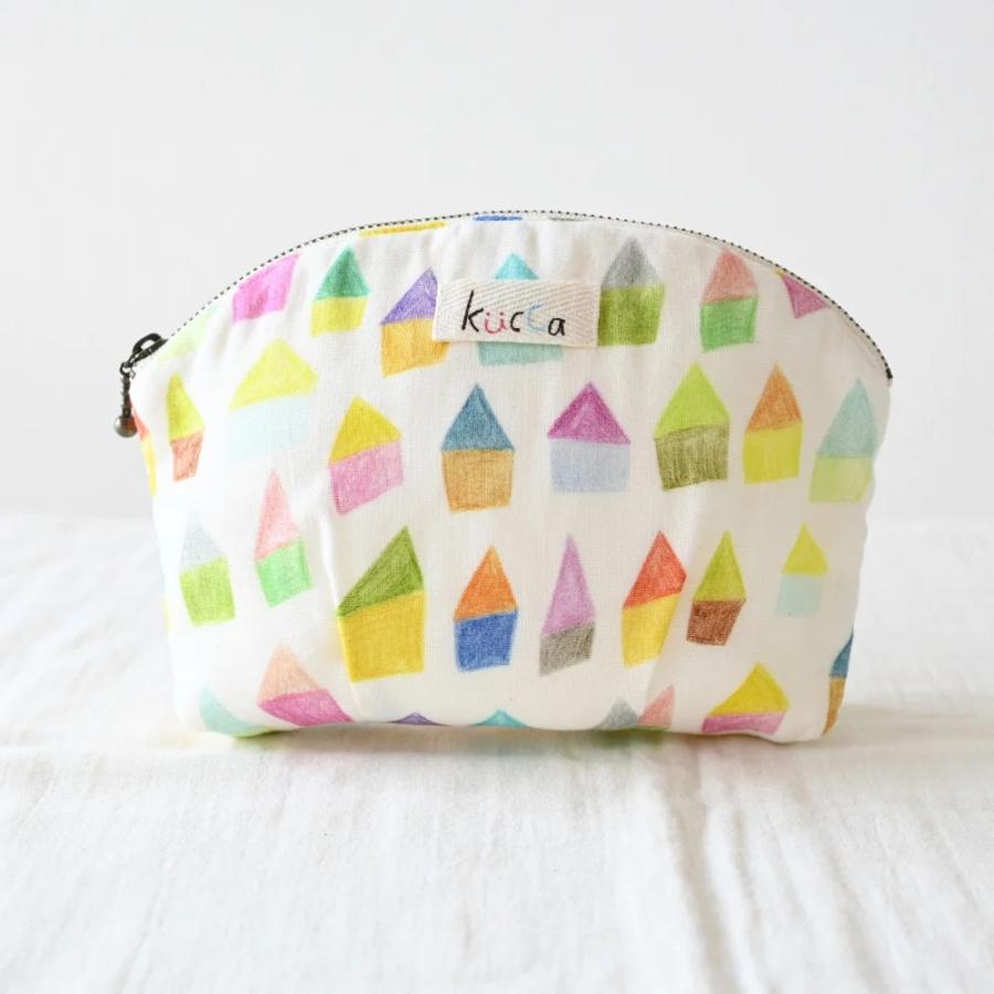 kucca クッカ ナプキンシェルポーチ SWEET HOME 内部防水布 携帯用ポーチ 化粧ポーチ 薬入れ 日本製 : ナチュラルベビー ...