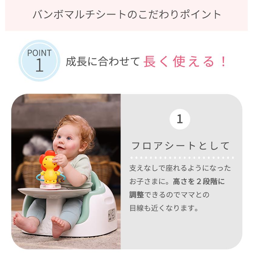バンボ Bumbo マルチシート 3点式座席ベルト 大人用イス固定ベルト付き
