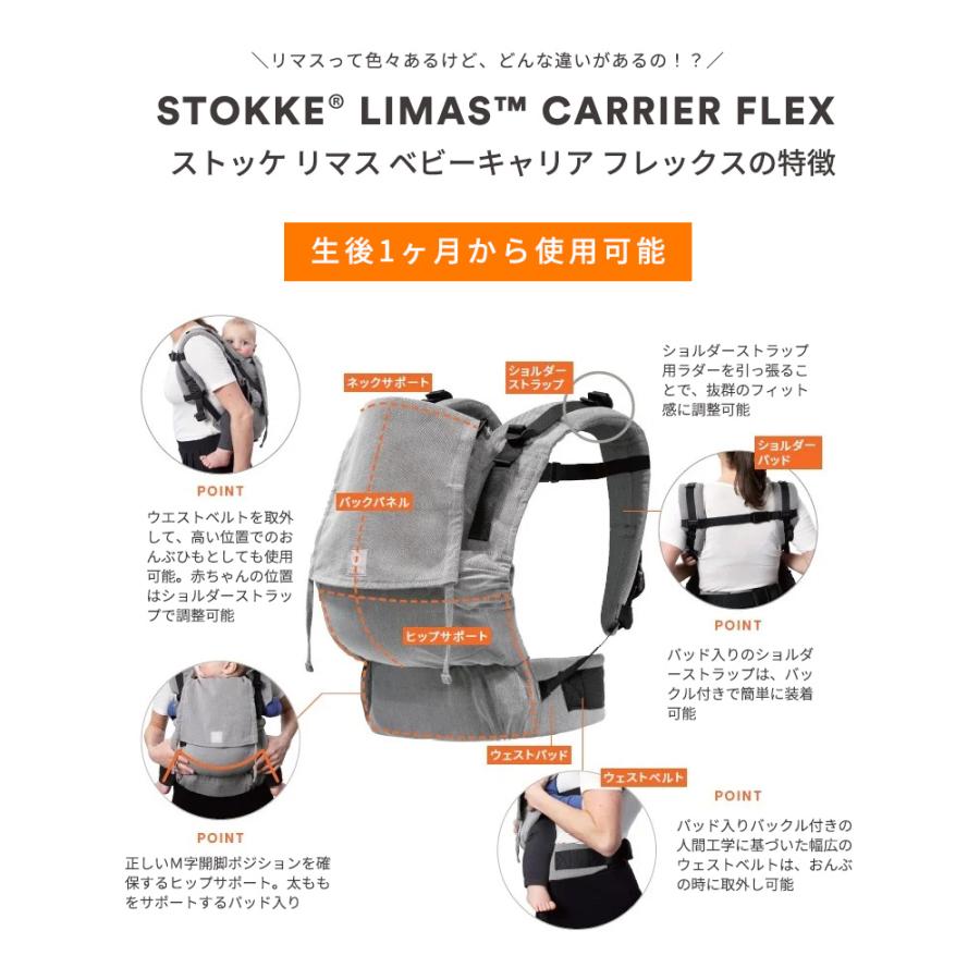 STOKKE（ストッケ） リマス ベビーキャリア フレックス ヴァレリアン