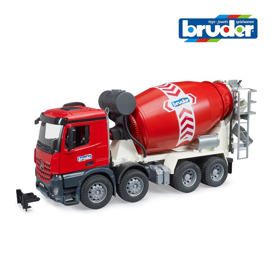 未使用 ブルーダー bruder メルセデスベンツ アロックス ミキサー車 絶版 bruder ブルーダー MB Arocsセメントミキサー 玩具 子供 くるま
