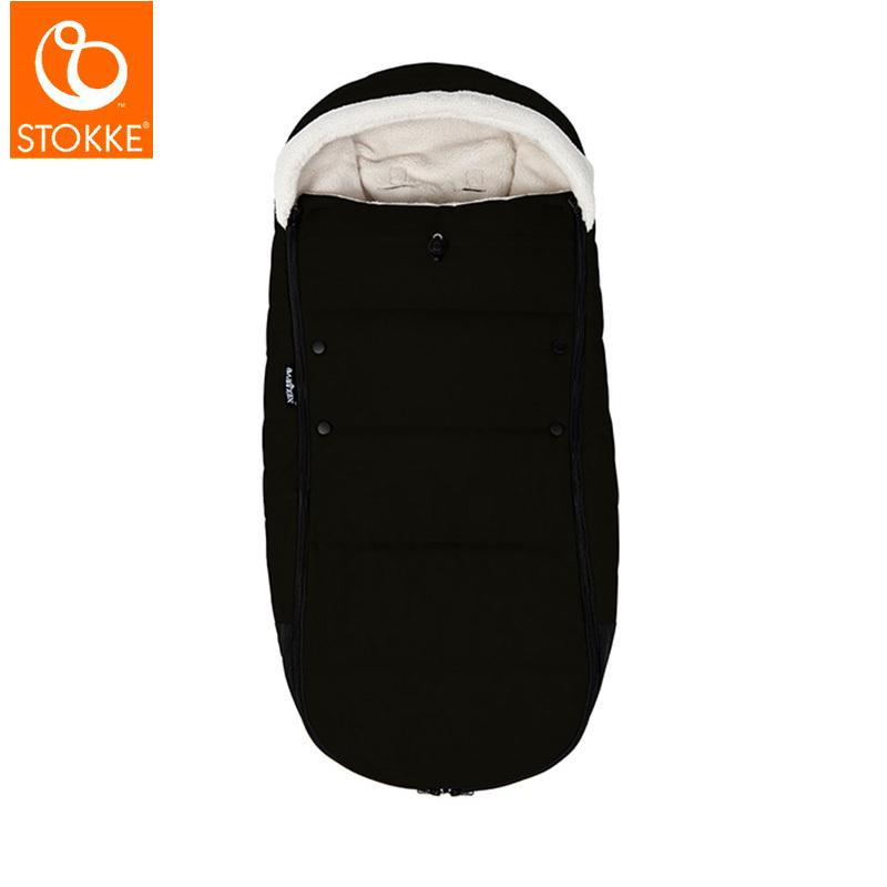 Yoyo ブラック ベビーカー 純正フットマフセット STOKKE（ストッケ） YOYO ヨーヨー 6+ フットマフ ブラック ベビーカー