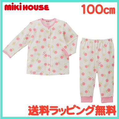 ミキハウス 長袖パジャマ おはな 11-7303-829 100cm パジャマ ルーム