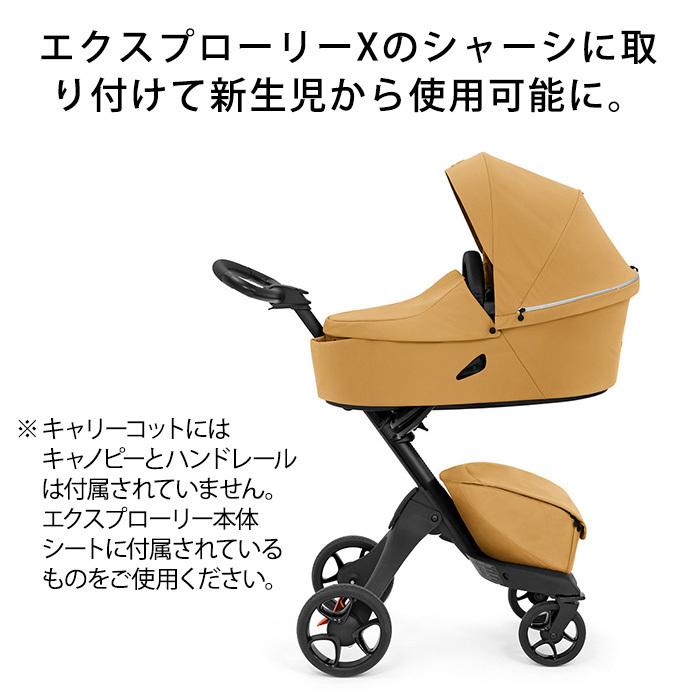 ストッケ エクスプローリーエックス STOKKE XPLORY X キャリーコット モダングレー ベビーカーオプション 新生児〜｜natural-living｜03