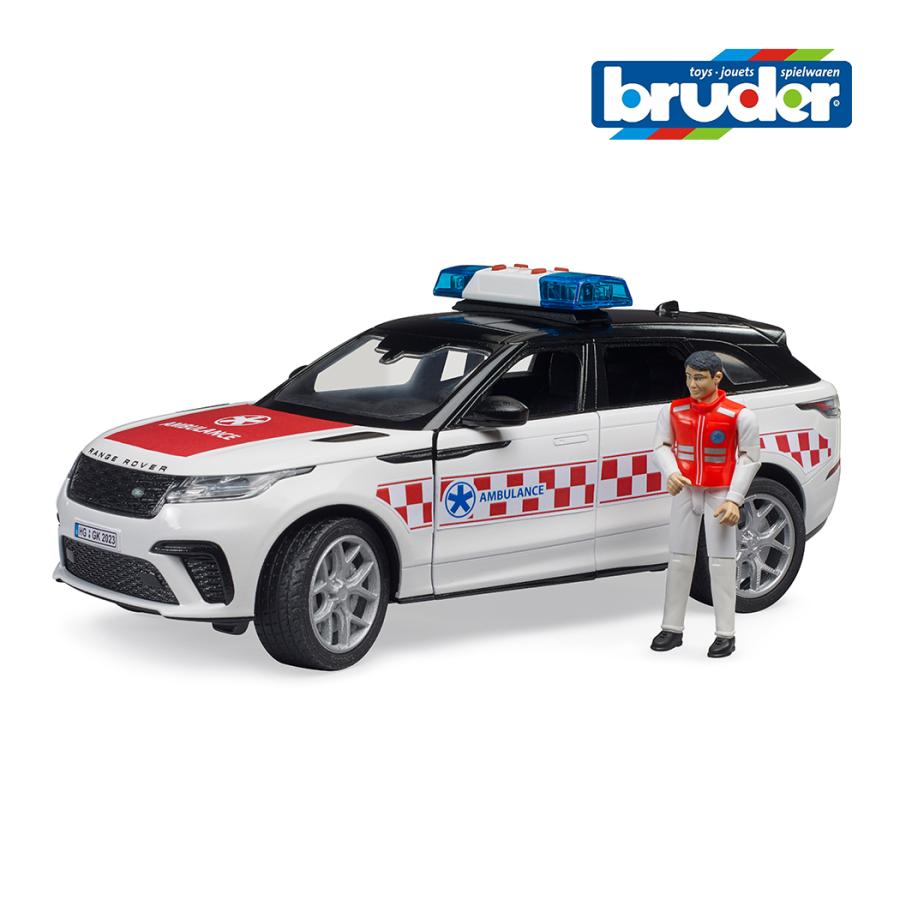 bruder ブルーダー Range Rover 緊急車両 フィギュア付き 玩具 子供