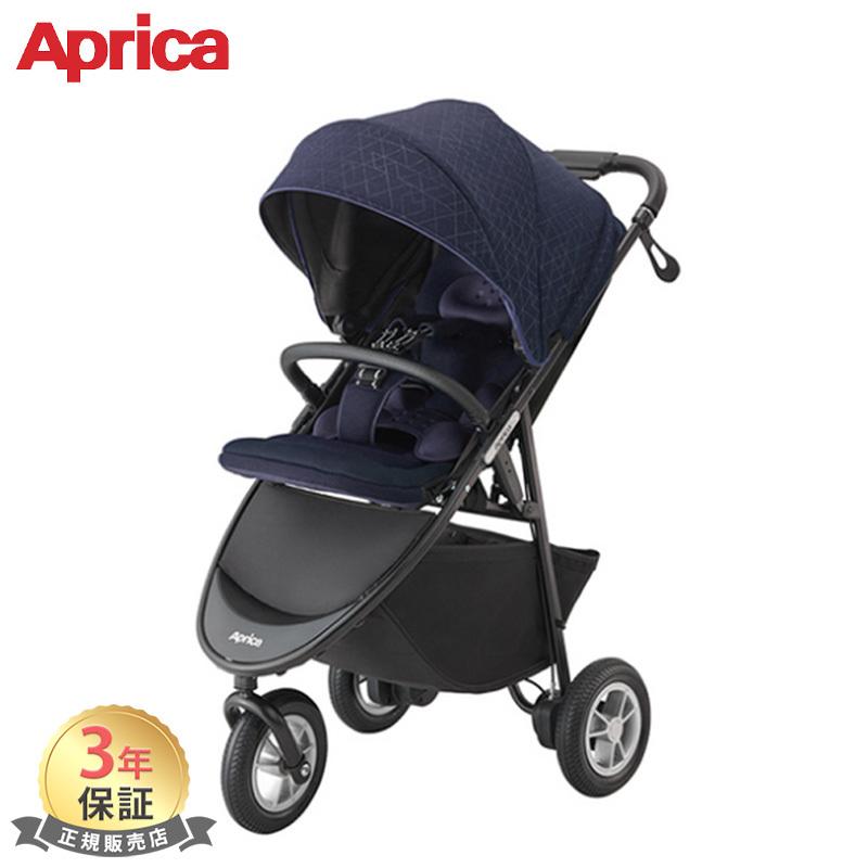 Aprica アップリカ スムーヴ プレミアム ブルーデニム ベビーカー 3輪 