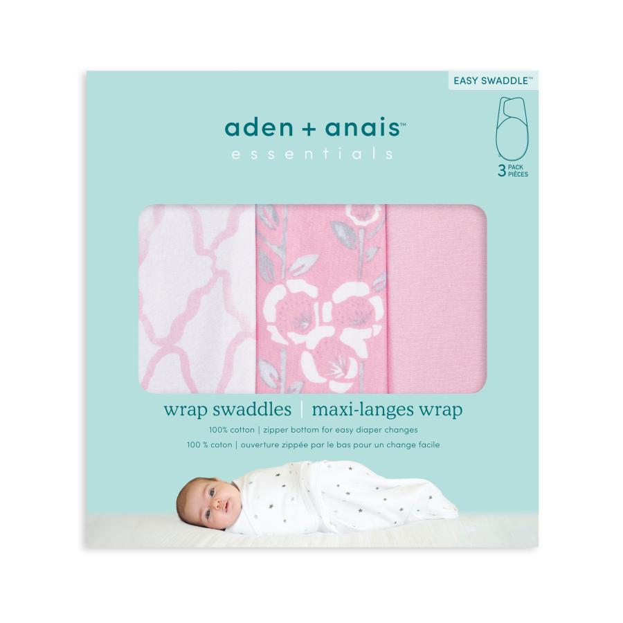 エイデンアンドアネイ エッセンシャルズ aden+anais essentials ラップ スワドル ステンシル 3枚入り stencil WRAP SWADDLES おくるみ｜natural-living｜02