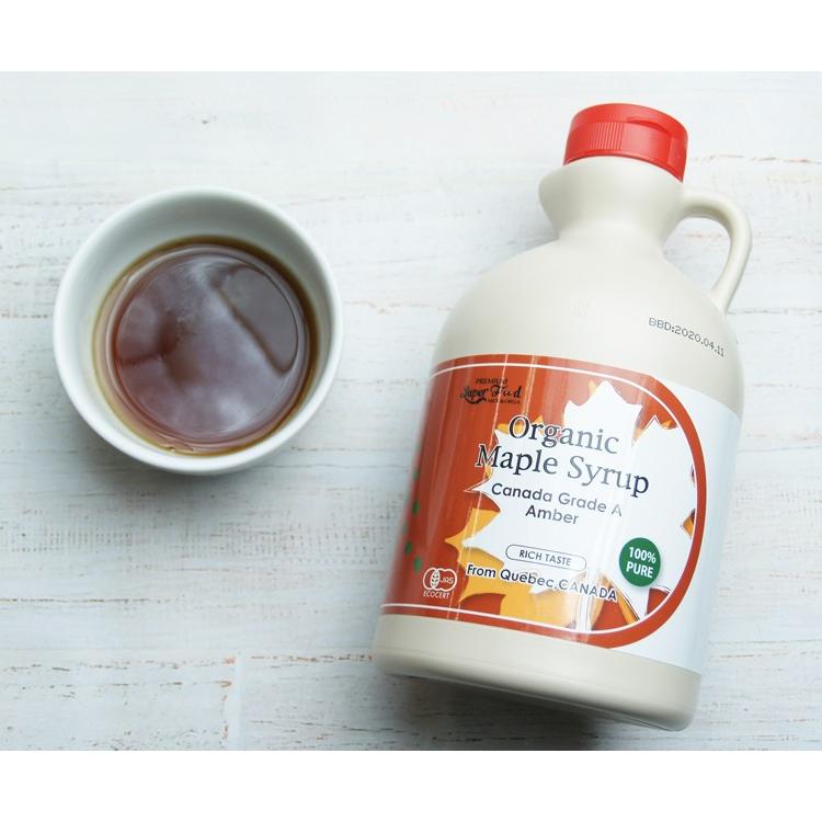 オーガニックメープルシロップ1L＜送料無料＞有機JAS・カナダ産・大