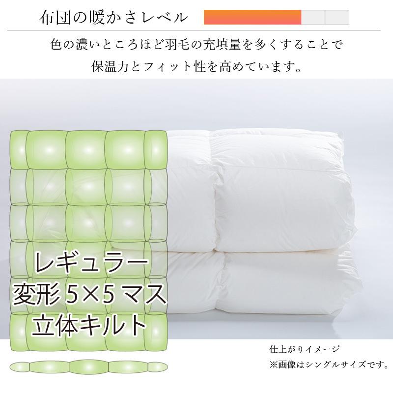 眠りのプロショップSawada 羽毛布団 シングル ロング 掛け布団