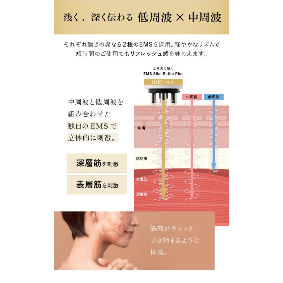 WAVEWAVE EMS Slim Esthe Plus ダイエット器具 脂肪 吸引 筋肉 顔 腹