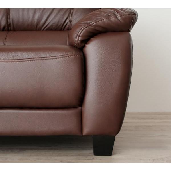 ローボード ソファー 2人掛け おしゃれ ハイバック ポケットコイル リアル レザー ソファ Vergez ヴェルジュ ２P 【1268364392】(45458円)