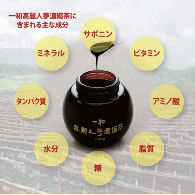 一和高麗人参ジンスト人蔘濃縮茶100g(発酵エキス10%配合) 国内正規品 