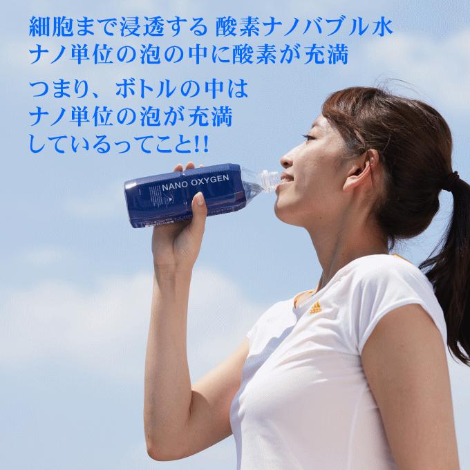 酸素ナノバブル水 NANO OXYGEN ナノオキシジェン 500ml×24