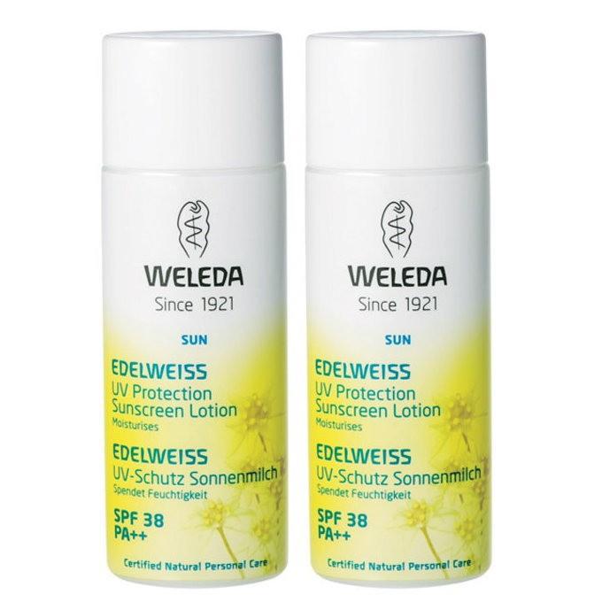 2508円 優れた品質 日焼け止め ヴェレダ エーデルワイスuvプロテクト 顔 からだ用 Spf38 Pa 90ml ２個 Weleda Uvケア 特典付 自然派化粧品ナチュラルスタイル
