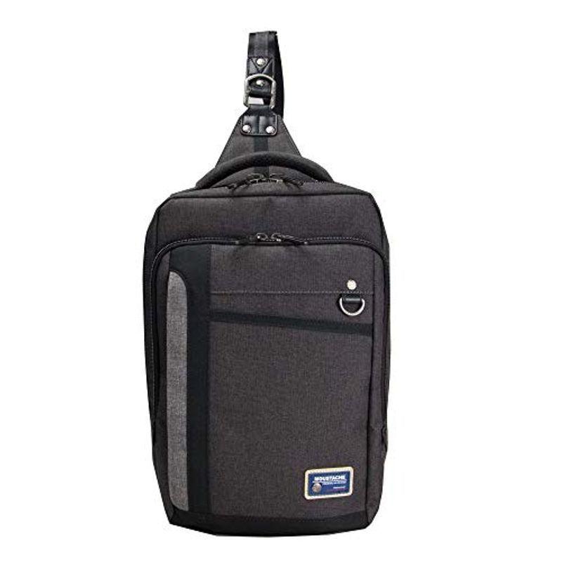 ムスタッシュ ボディバッグ ワンショルダー メンズ 大容量 ショルダーバッグ L Mdp 0651 ブラック 最安値