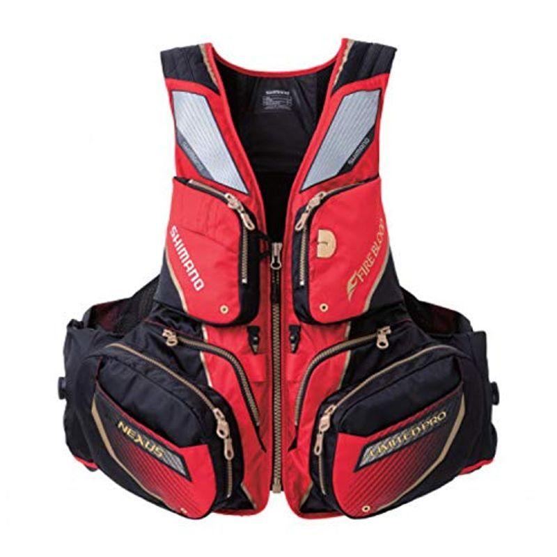 シマノ Shimano フィッシングウエア 釣りウェア 固定式フローティングベスト ブラッドレッド Nexus ベスト L リミテッドプロ Vf 113u ブラッドレッド L 磯 007 Natural Store 最終セール価格