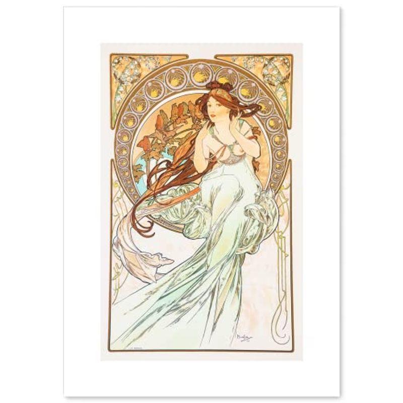 ポスター アルフォンス ミュシャ 四芸術 音楽 サイズ 日本製 インテリア 壁紙用 絵画 アート 壁紙ポスター Natural Store 通販 Yahoo ショッピング