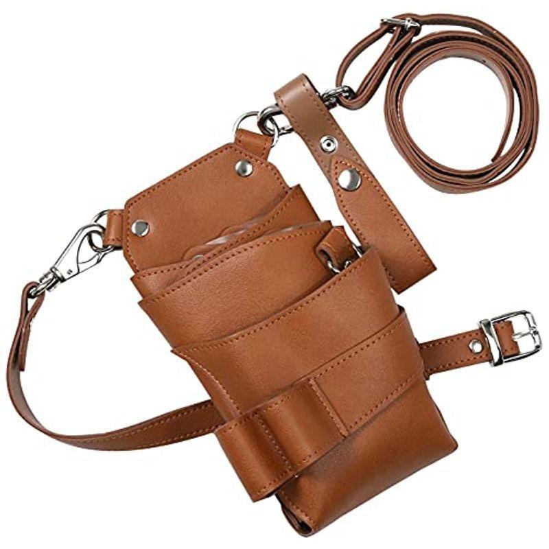 U Realm オリジナル コラボ シザーケース キャメル ブラウン Deeds 国内シザーケース専門メーカー プロ仕様 美容師 かわいい