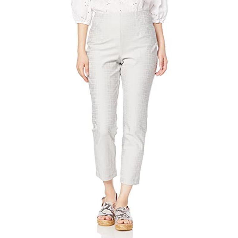 アリキ パンツ 変形格子柄ジャカードスリムパンツ レディース 1615jsp Storeのアリキ Natural Store
