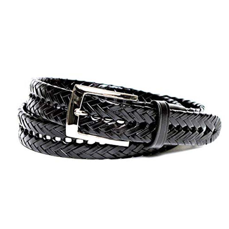 Kieth メンズ ベルト メッシュレザー 本革 ブラック サイズ調整可能 Natural Store 通販 Yahoo ショッピング