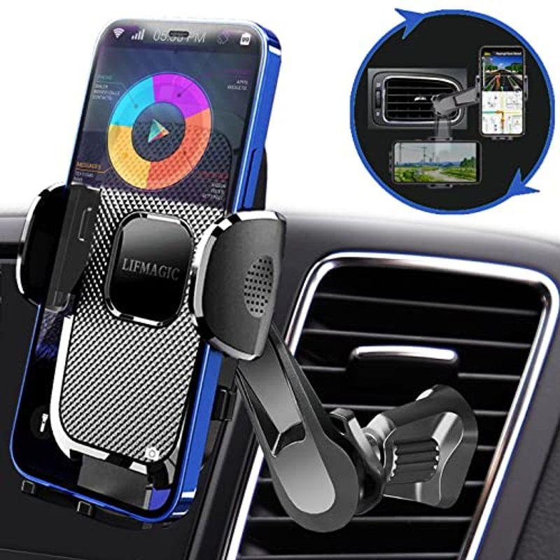 22最新360 延長アーム スマホホルダー 車 Lifmagic スマホスタンド 車載ホルダー が エアコン 吹き出し口 をふさがない Je859il62t 内装用品 Phoenix Ge