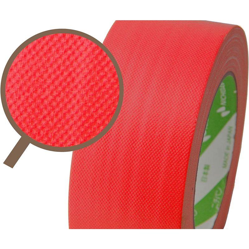 テープ　ニチバン　布テープ　50mm×25m巻　102N1-50AZ30P　赤　30巻
