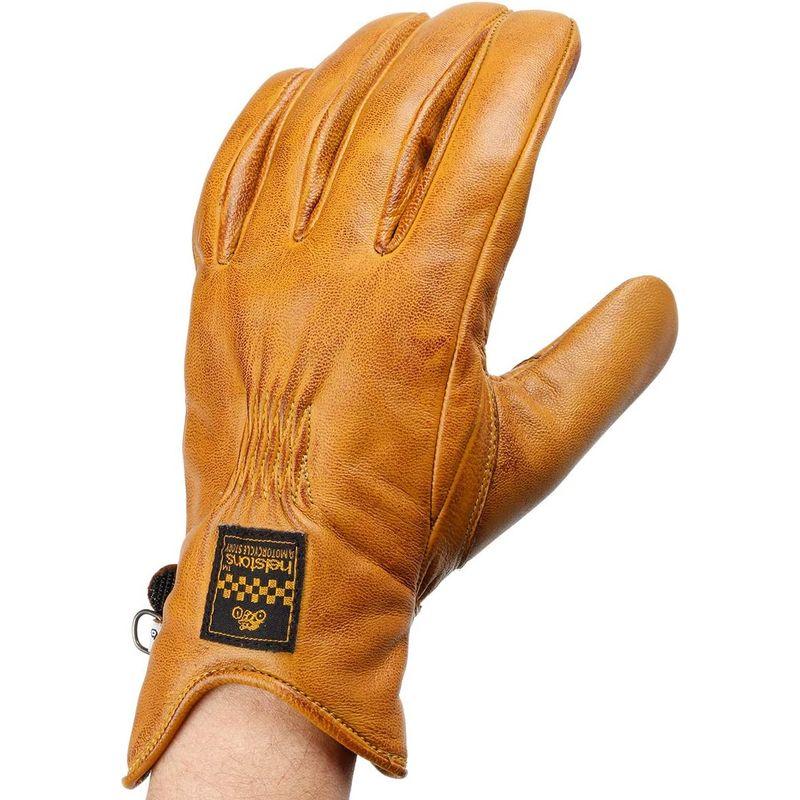 手袋 helstons(ヘルストン) コンドル グローブ (ゴールド×ブラウン, 9(M)) - 3