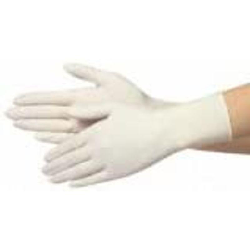 手袋　エブノ　ラテックス手袋　ディスポラテックスグローブ　No.450　S　ナチュラル　(100枚入×20箱)