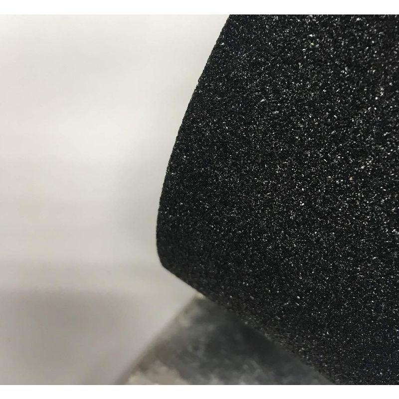 DIY用品　すべり止めテープ　黒　材質PET基材　アクリル系接着剤　サイズ幅100mm×18m　鉱物粒子　厚さ0.8mm　防滑