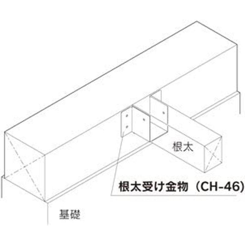 カナイ　根太受け金物（CH?46）　120-5007(100入1ケース)