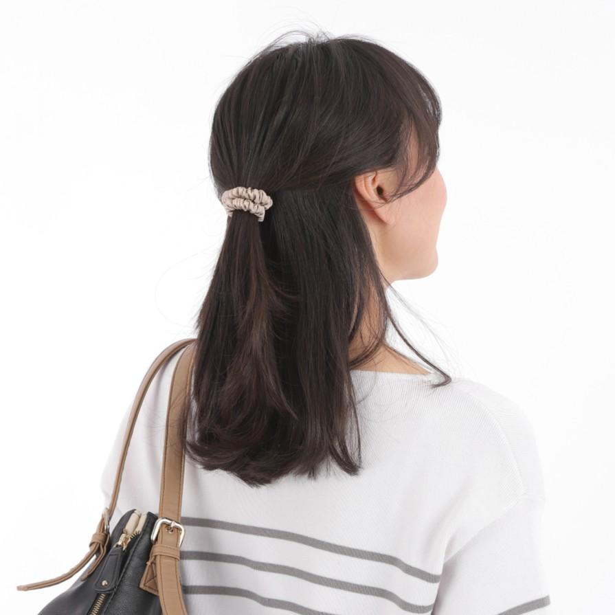 SEAWIND シルク ヘアゴム シルクシュシュ 跡がつかない ヘアゴム