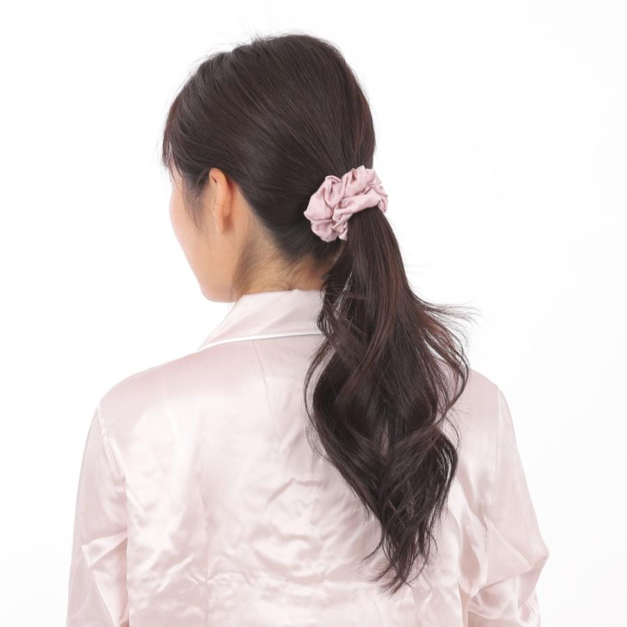 SEAWIND シルクシュシュ シルク ヘアゴム シュシュ 2本セット シルク