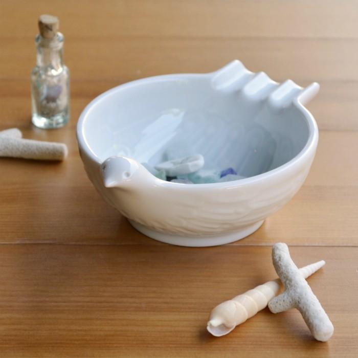 白山陶器 和食器 おしゃれ 波佐見焼 ナッツボールとり 小物入れ 調味料