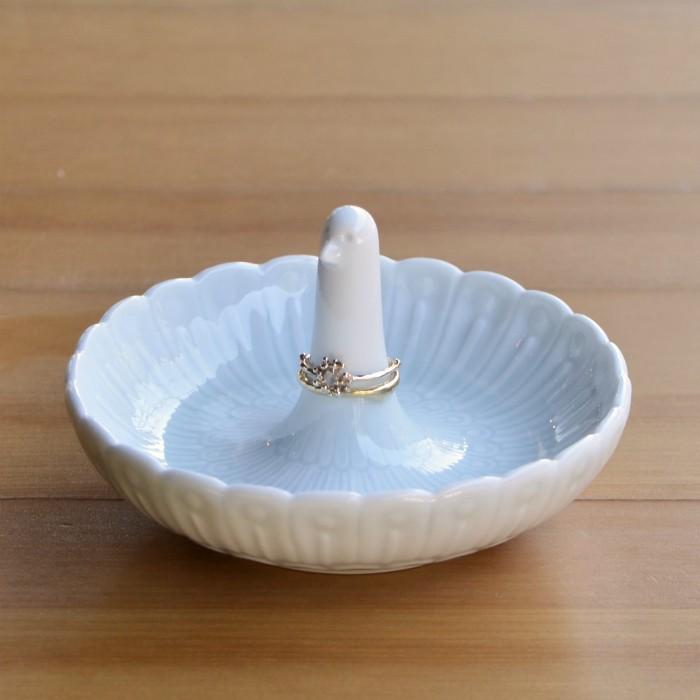 白山陶器 和食器 おしゃれ 波佐見焼 リングトレイとり インテリア小物