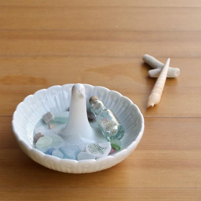 白山陶器 和食器 おしゃれ 波佐見焼 リングトレイとり インテリア小物