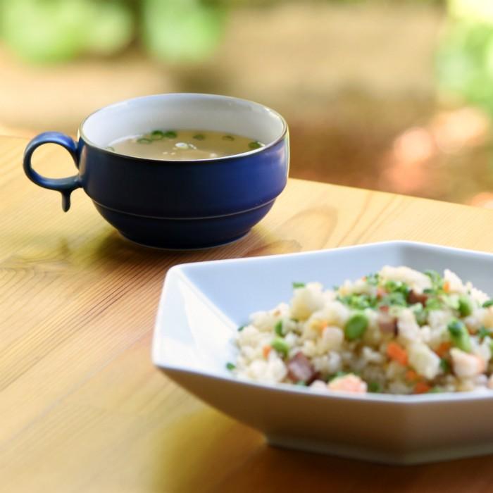白山陶器 和食器 おしゃれ 波佐見焼 S型スープボール（小） スープ