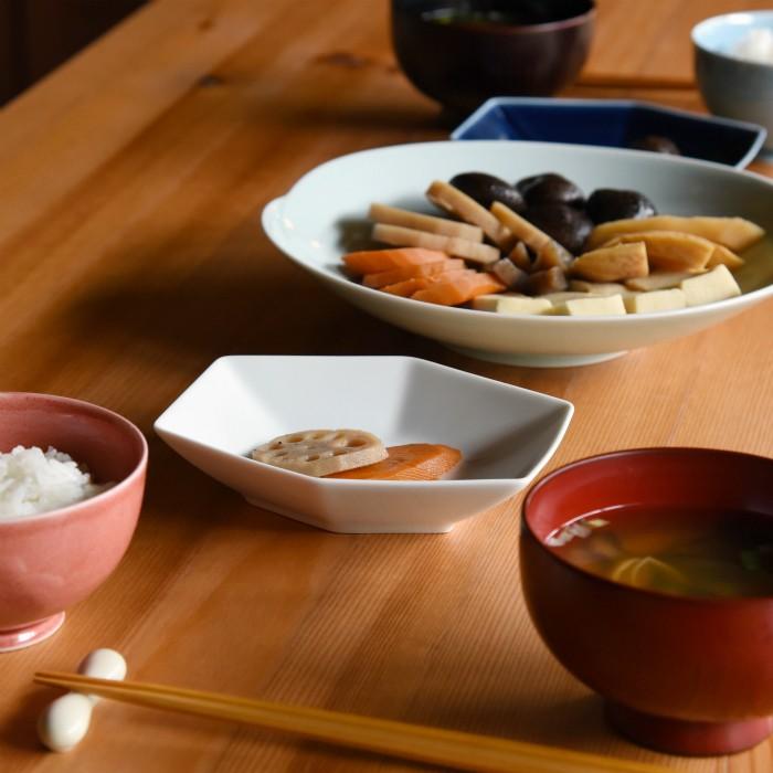 白山陶器 和食器 おしゃれ 波佐見焼 KIKKOU 煮付鉢(Mサイズ) natural69