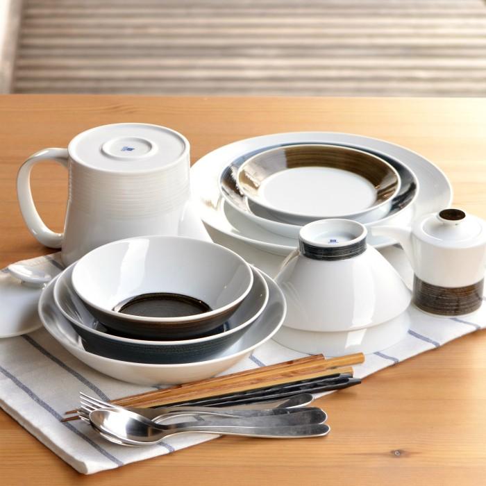 白山陶器 和食器 おしゃれ 波佐見焼 ミストホワイト シングルス