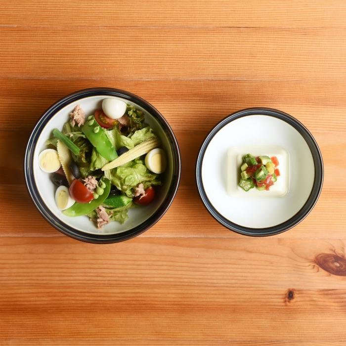 白山陶器 和食器 おしゃれ 波佐見焼 ボウル マルティブルー 5号ボール