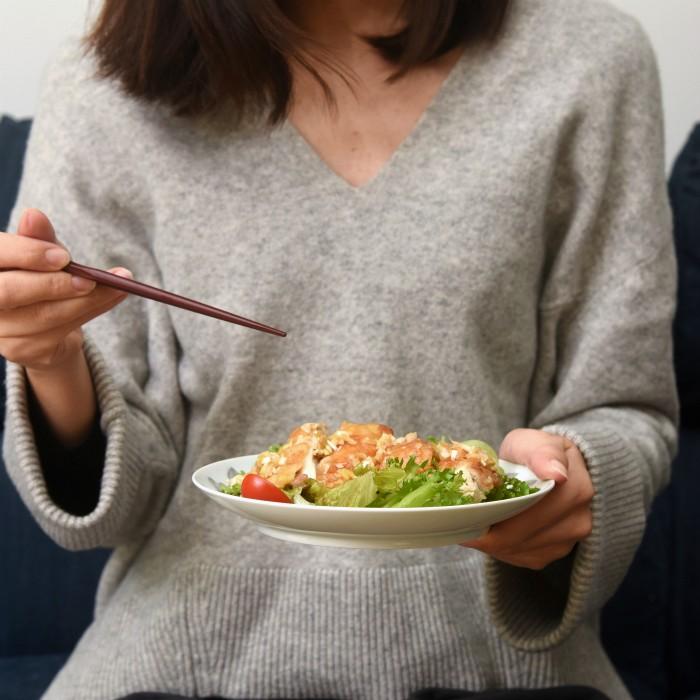 和食器 おしゃれ波佐見焼 皿 西山 デイジー 18cm プレート nishiyama