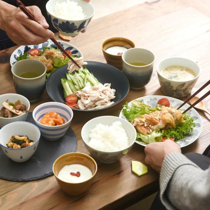 和食器 おしゃれ波佐見焼 皿 西山 デイジー 18cm プレート nishiyama