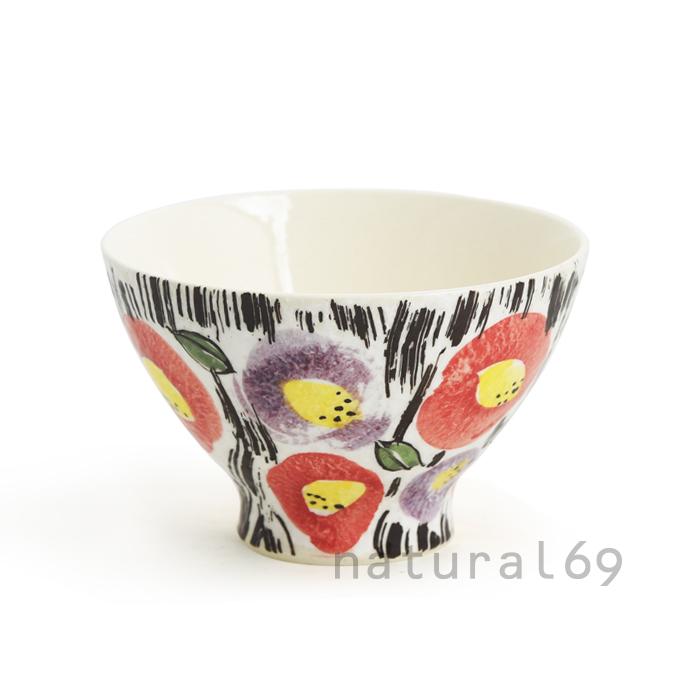 和食器 おしゃれ 波佐見焼 お茶わん 筒山太一窯 刷毛花紋 茶付