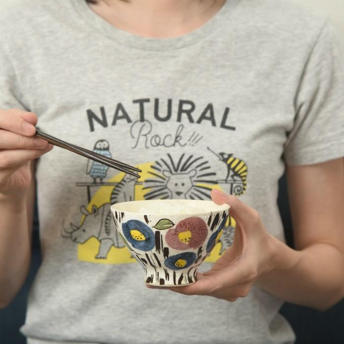 和食器 おしゃれ 波佐見焼 お茶わん 筒山太一窯 刷毛花紋 茶付