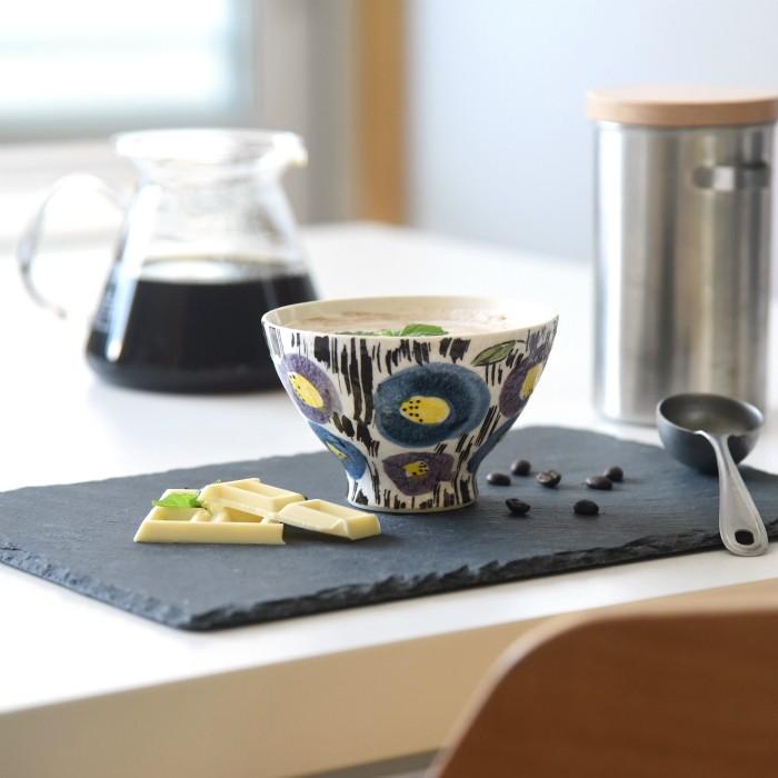 和食器 おしゃれ 波佐見焼 お茶わん 筒山太一窯 刷毛花紋 茶付
