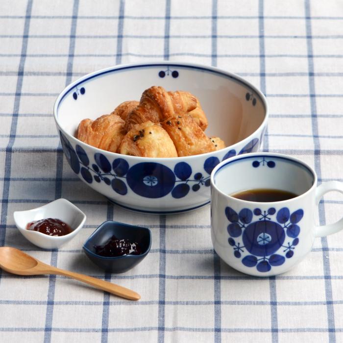 白山陶器 和食器 おしゃれ 波佐見焼 盛鉢 ブルーム ボールL natural69