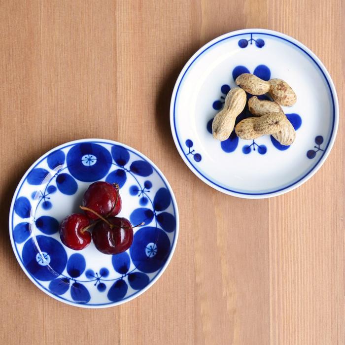 白山陶器 和食器 おしゃれ 波佐見焼 豆皿 ブルーム プレートSS
