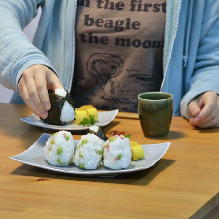 白山陶器 和食器 おしゃれ 波佐見焼 大皿 長方皿 サイズ大 グレイ 角皿