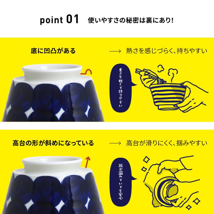 natural69 和食器 おしゃれ 波佐見焼 丼 ナチュラル69 ボーダー
