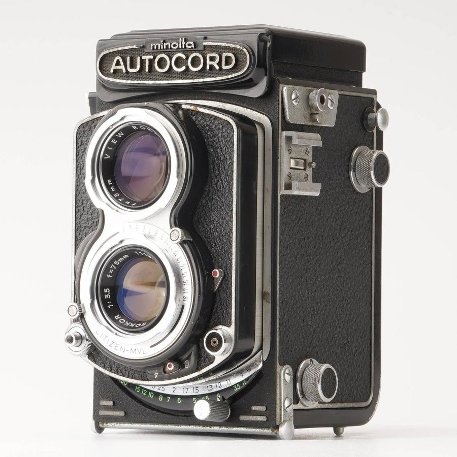 Minolta AUTOCORD III フィルムカメラ本体と付属品