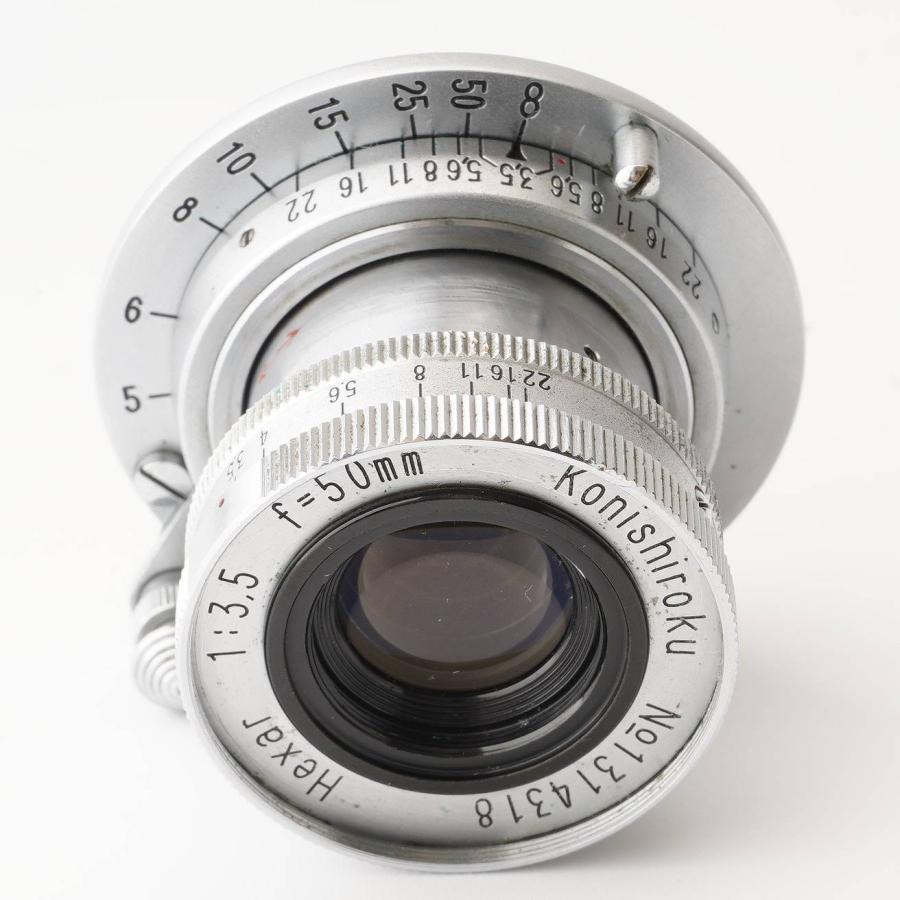 Konishiroku　Hexar　50㎜　F3.5　ライカL39マウント コニカミノルタ 小西六 Konishiroku Hexar 50mm F3.5 沈胴